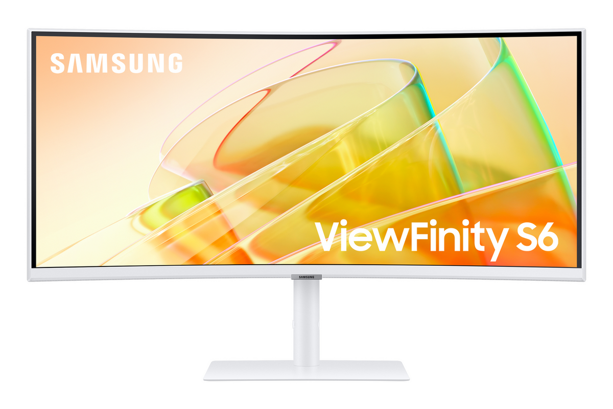 Monitor Samsung S6 S34C650TAU / 34"/ Ultra Wide Quad HD VA / Curved / LED / 100Hz / 5ms / USB + HDMI + DisplayPort + Thunderbolt 4 - Bardhë