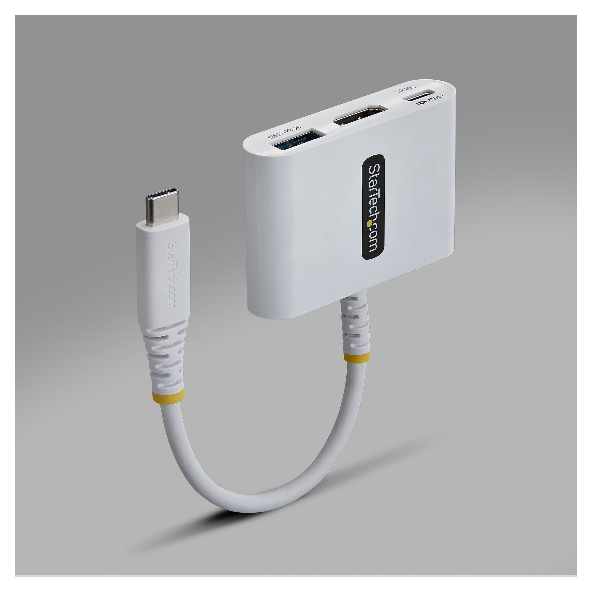 Hub StarTech.com 168W-USBC-MULTIPORT / 1x USB-A / 1x USB-C / HDMI / 140W PD – Bardhë 5