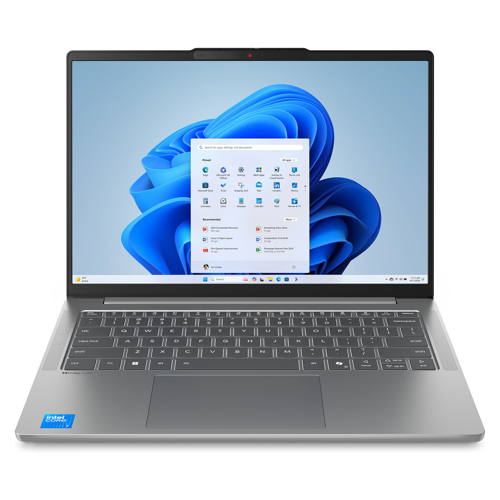 Laptop Lenovo IdeaPad Slim 5 / Core 7 240H / 24GB DDR5 / 1TB / 14" WUXGA OLED / Intel Graphics / DE - Gri
