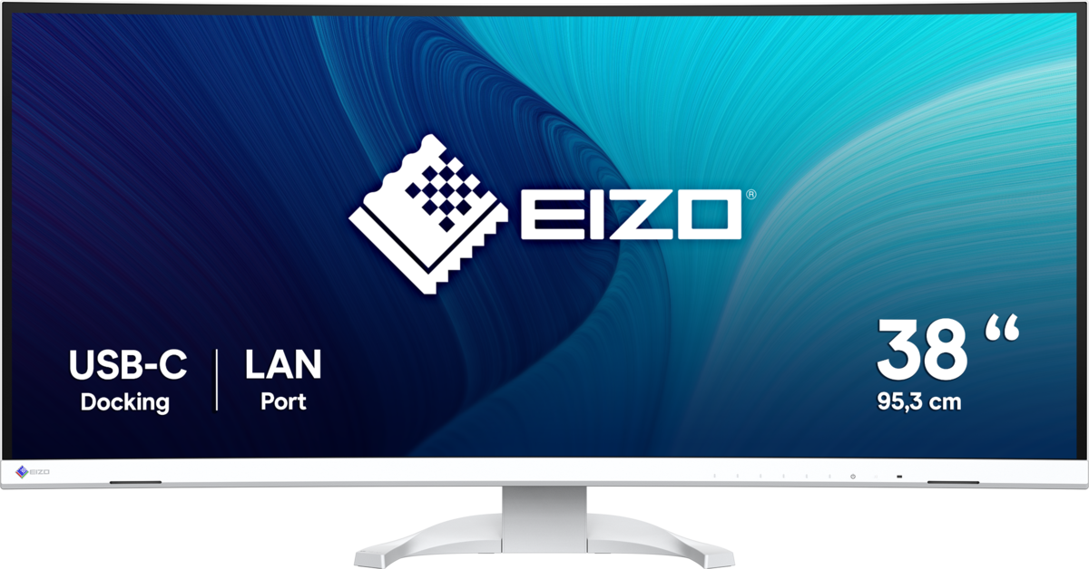 Monitor EIZO FlexScan EV3851X-WT / 37.5" / UWQHD+ IPS / 60Hz / 5ms / HDMI+DisplayPort+USB-C - Bardhë