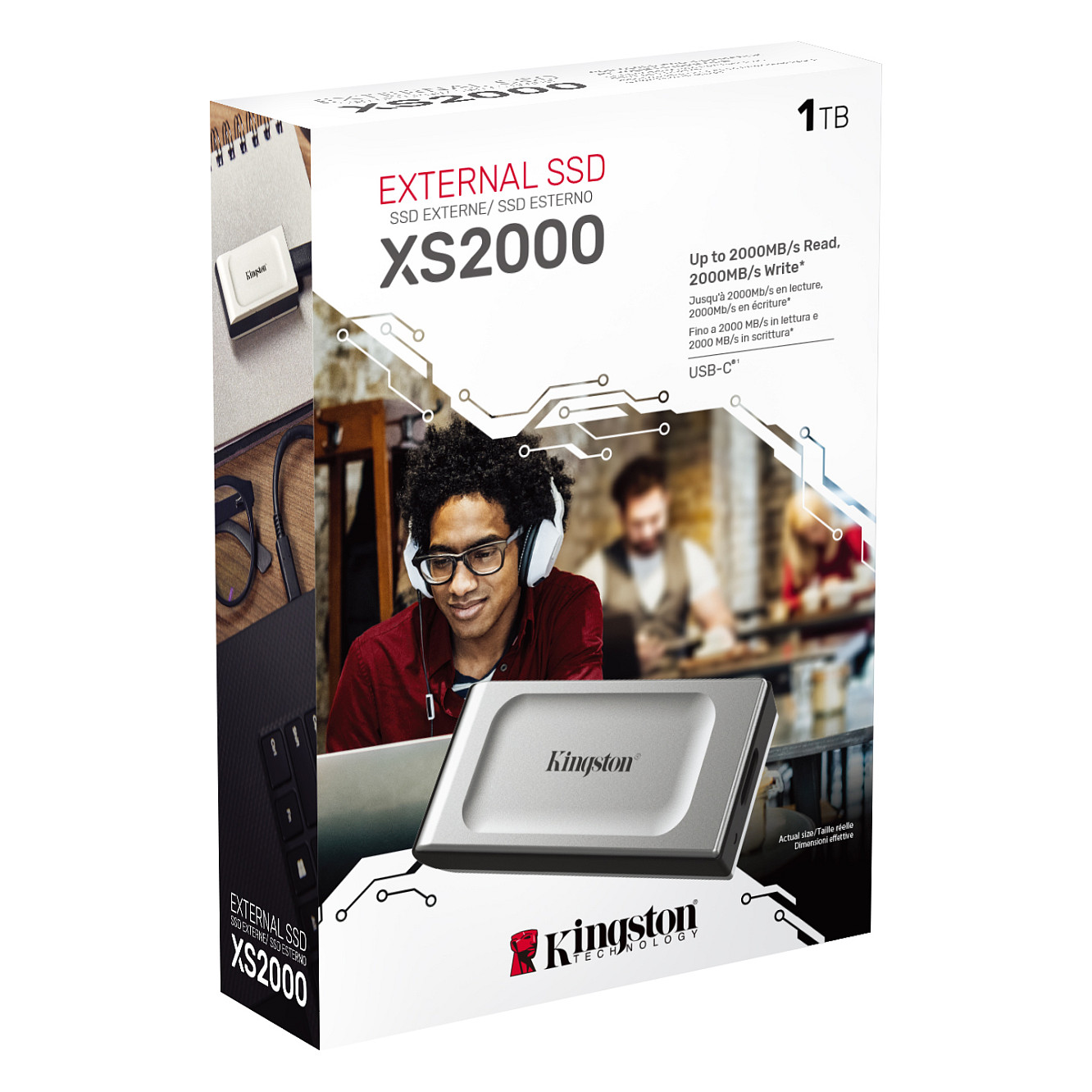 SSD e Jashtme Kingston Technology XS2000 / 1TB / USB Type-C thumbnail 6