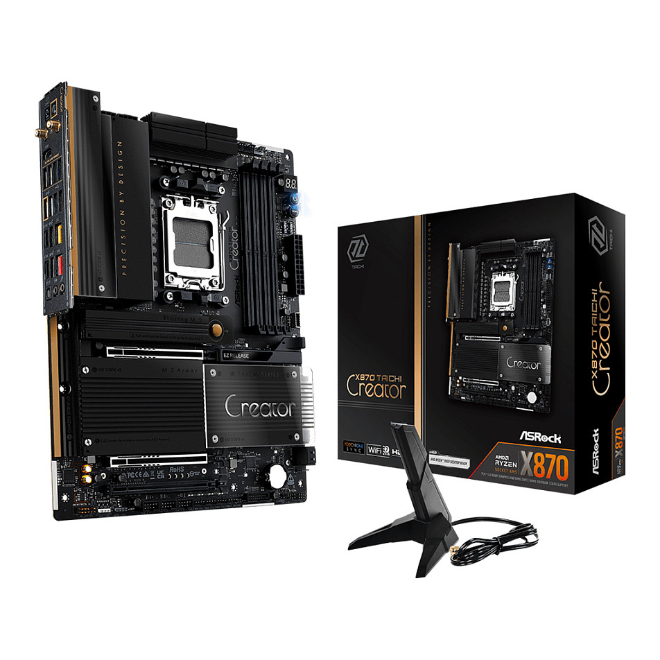 Pllakë Amë AMD AM5 ASRock X870 Taichi Creator / ATX / DDR5 / HDMI+USB‑C
