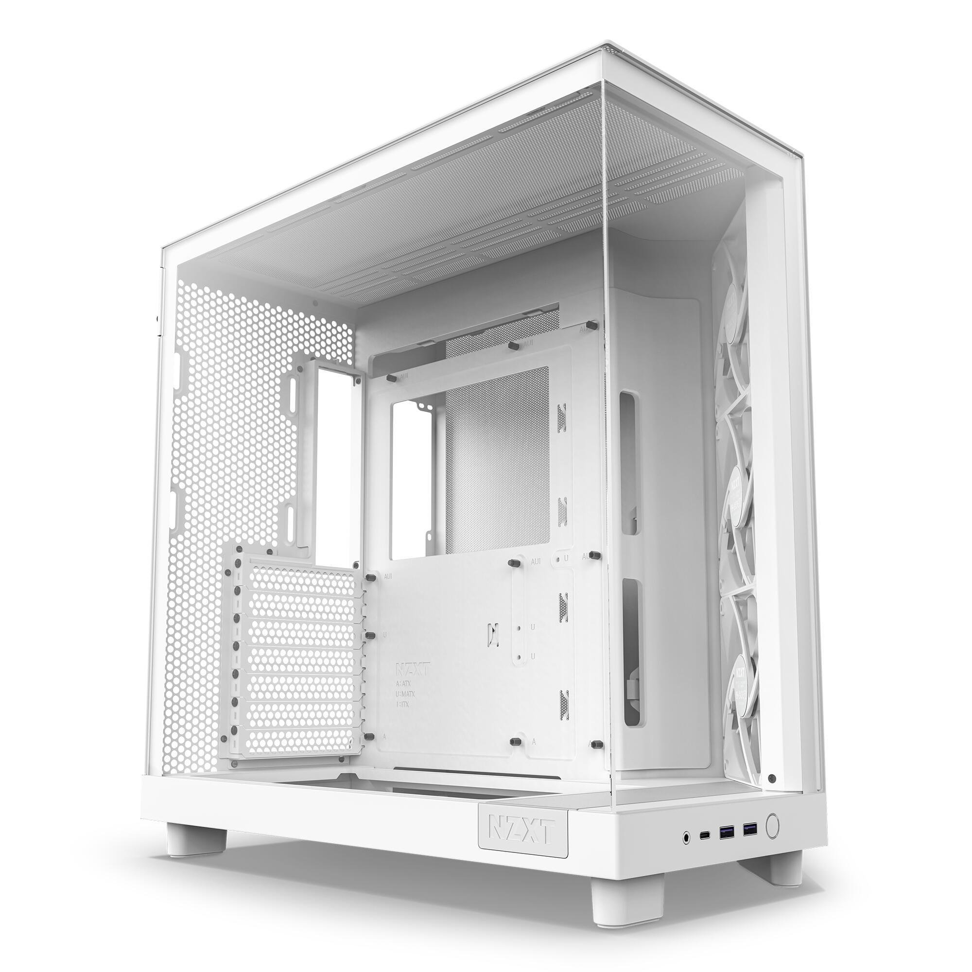 Kasë PC NZXT H7 Flow / Mid Tower / E-ATX / 3x 120mm Fan / Tempered Glass – Bardhë 9