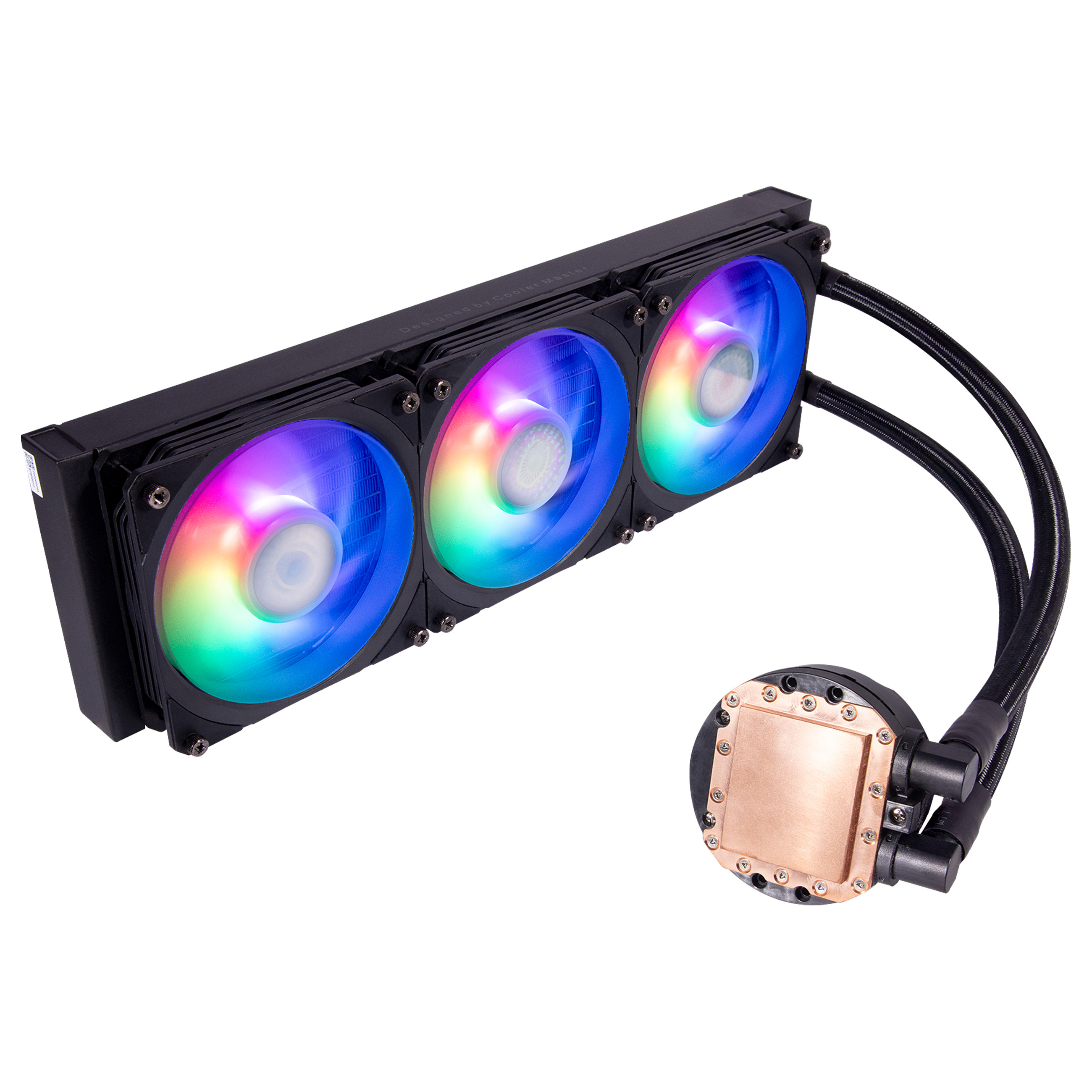 Ftohës për Procesor Cooler Master MasterLiquid PL360 Flux / 360mm / AIO / ARGB - Zezë