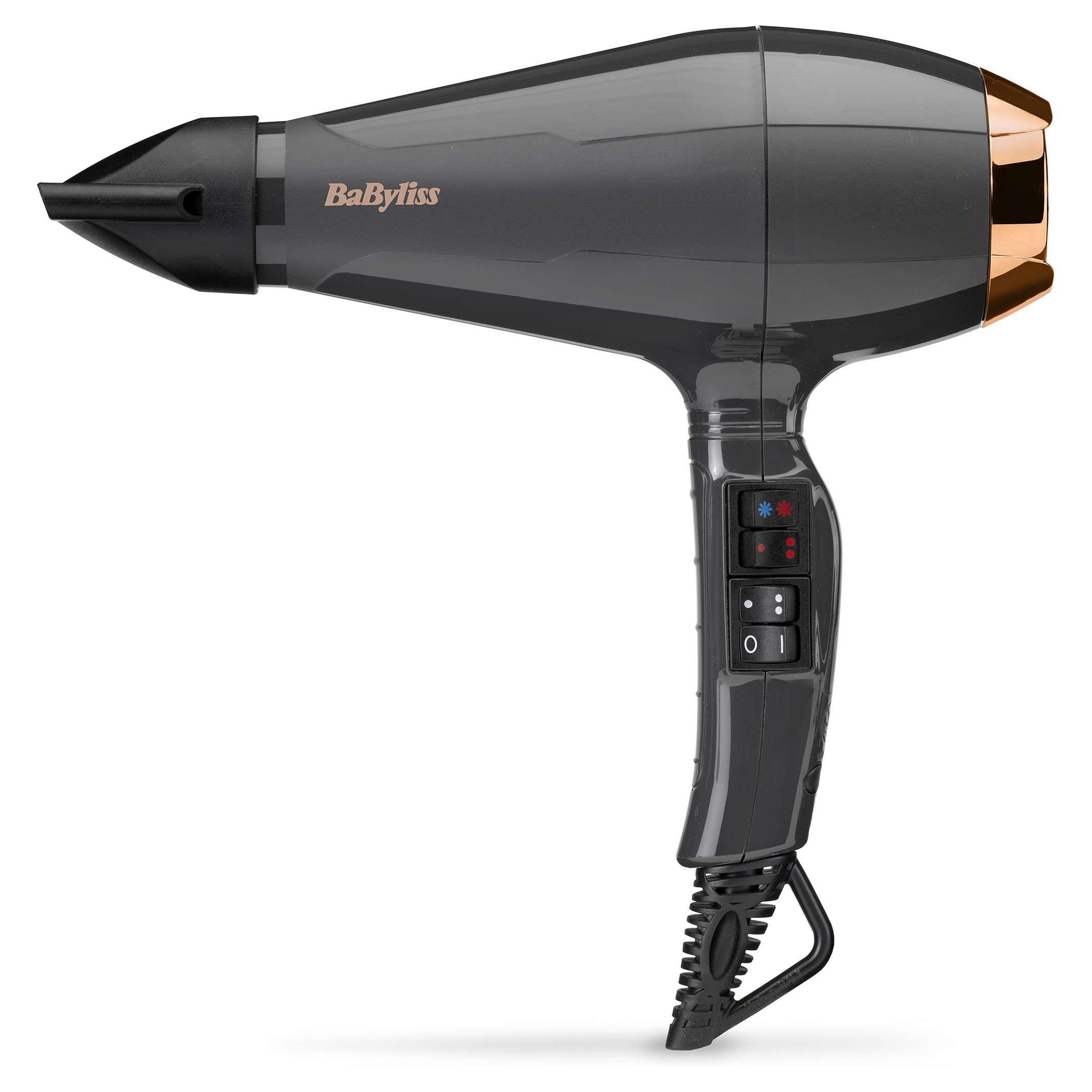 Tharëse për Flokë BaByliss 6719DE Air Pro 2200, 2200W, Motor AC, 2 Shpejtësi, 3 Temperatura, Jonizues, Difuzor - Zezë, Ari 5