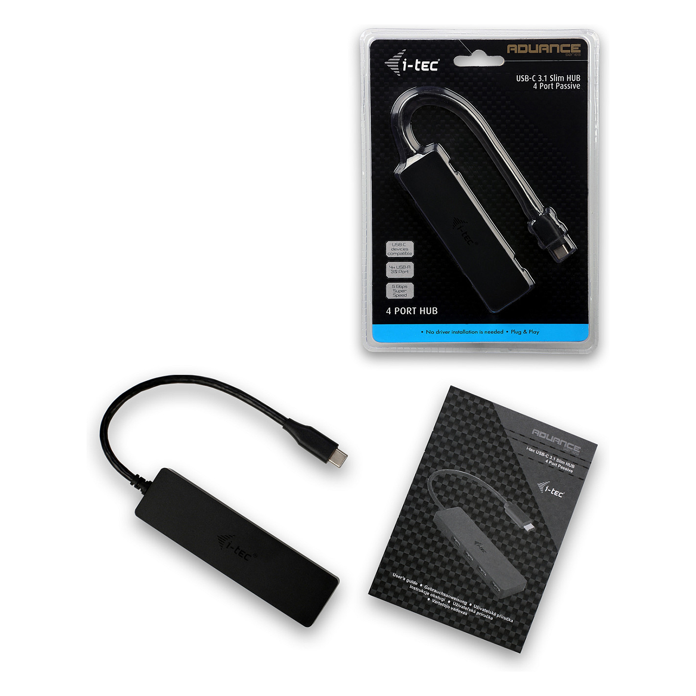 Hub D I-TEC USB-C SLIM, 4 porte thumbnail 5