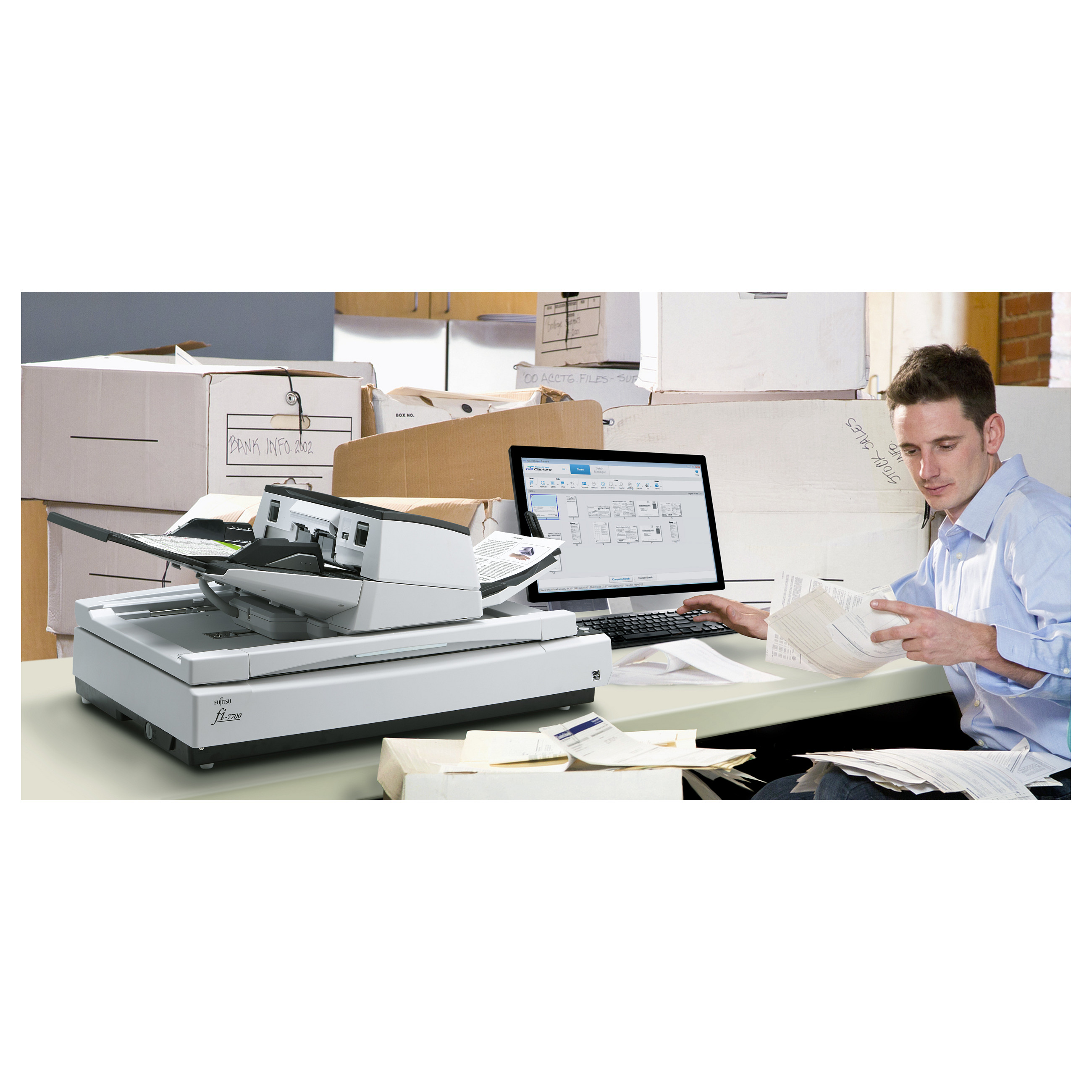 Skaner RICOH fi-7700 / Document Scanner - Bardhë thumbnail 4
