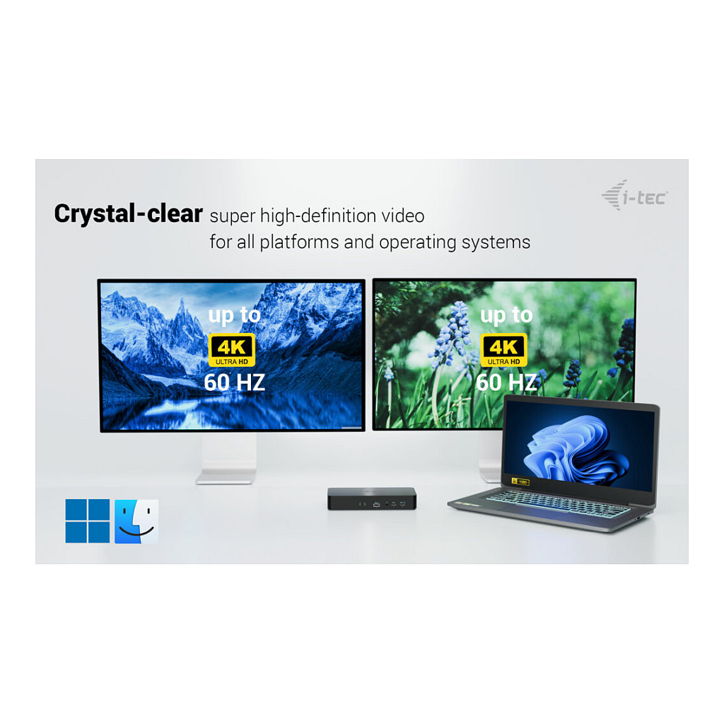 Docking Station I‑TEC Universal Intelligent Dual Display – Zezë thumbnail 4