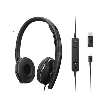 Kufje me kabllo Lenovo Essential Stereo Analog Headset / Stereo / 3.5 mm / Mikrofon / 1.2 m – Zezë 4
