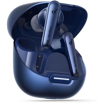 Kufje pa kabllo Anker Soundcore Liberty 4 NC / Bluetooth 5.3 / ANC / 6 Mikrofonë / IPX4 / Wireless – Blu e Errët