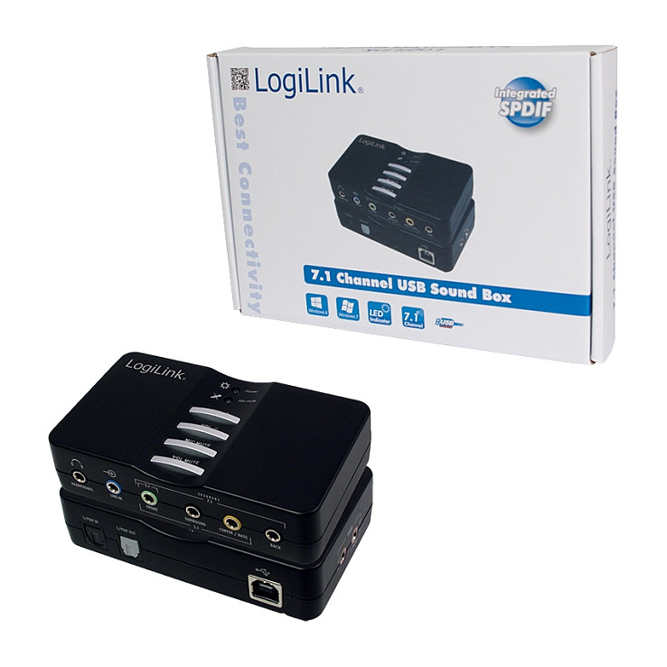 Sound Card USB LogiLink UA0099, Dolby 7.1, 8 Kanale, USB 2.0, 3.5mm, S/PDIF - Zezë 2