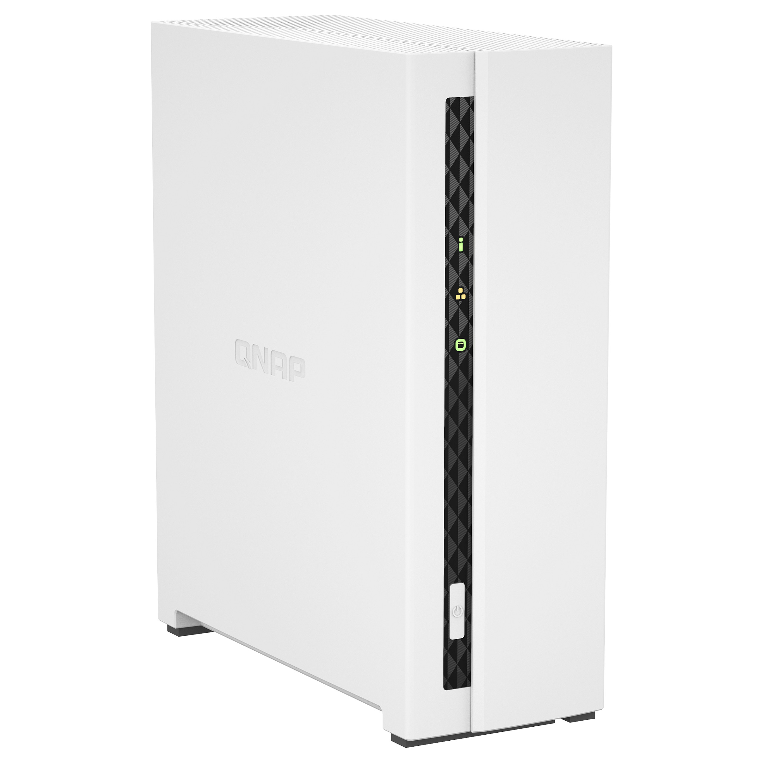 QNAP TS-133 1-Bay Desktop NAS Server – ARM Cortex-A55 Quad-Core 1.8GHz, 2GB DDR4, 1GbE, USB 3.2, SATA 6Gb/s 4