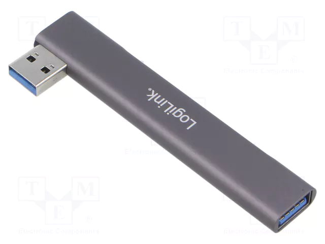 Hub USB-A LogiLink UA0436, 1x USB-A 3.0, 3x USB-A 2.0, 5Gbps, alumin - Argjend 2