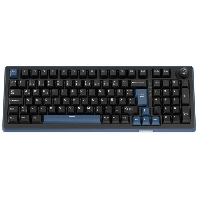Tastierë Gaming Ducky OK-M 98 / 98% / Mekanike / KTT Tactile / Hot-Swap / Wired&Wireless / RGB / USB-C / Bluetooth + 2.4 GHz - Zezë 3