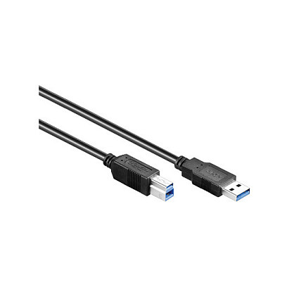 Kabllo USB Good Connections 2710-MB002, USB 3.0, USB-A Mashkull në Micro USB-B Mashkull, 5Gbps, 0,2m - Zezë 4