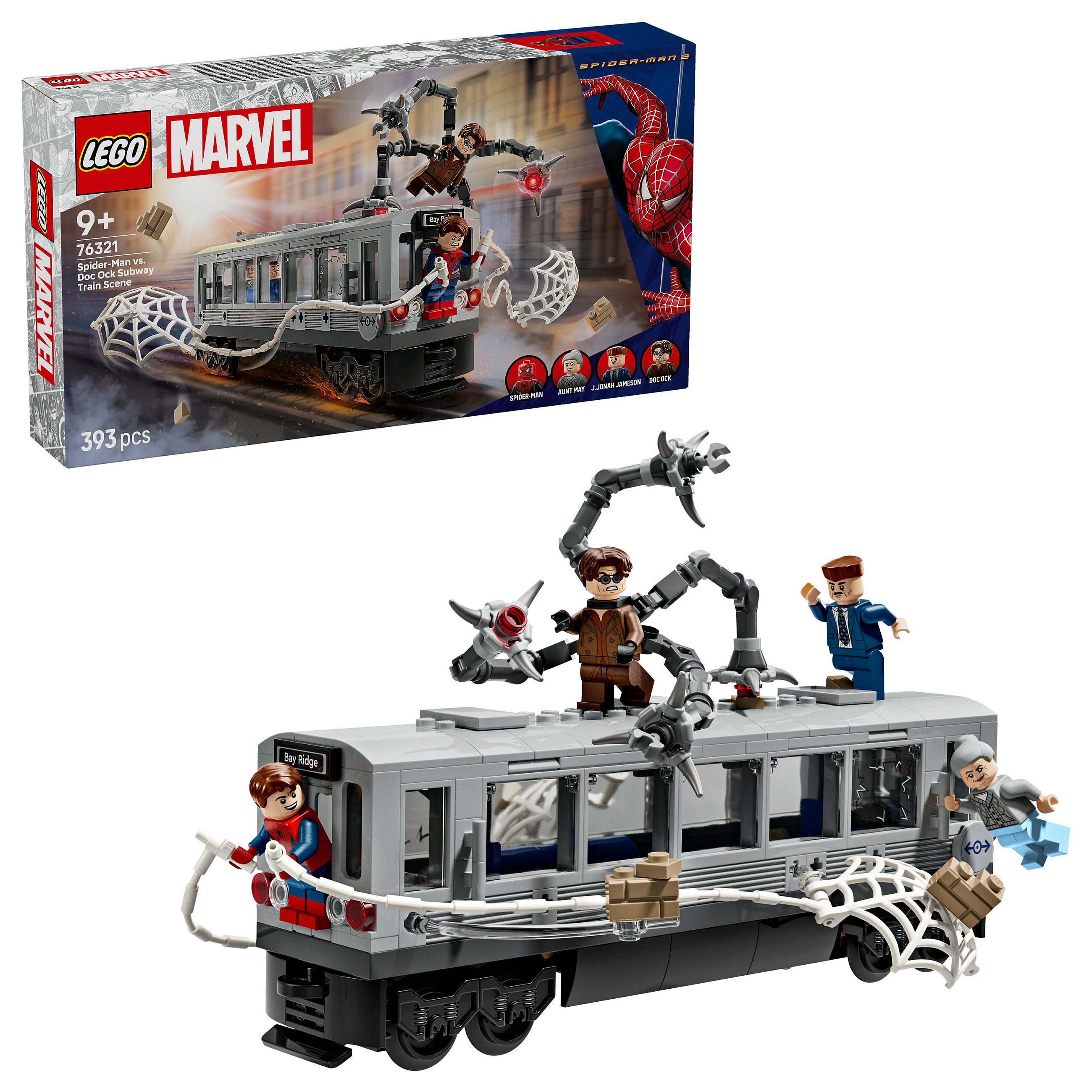 LEGO Spider-Man vs. Doc Ock Subway Train Scene thumbnail 2