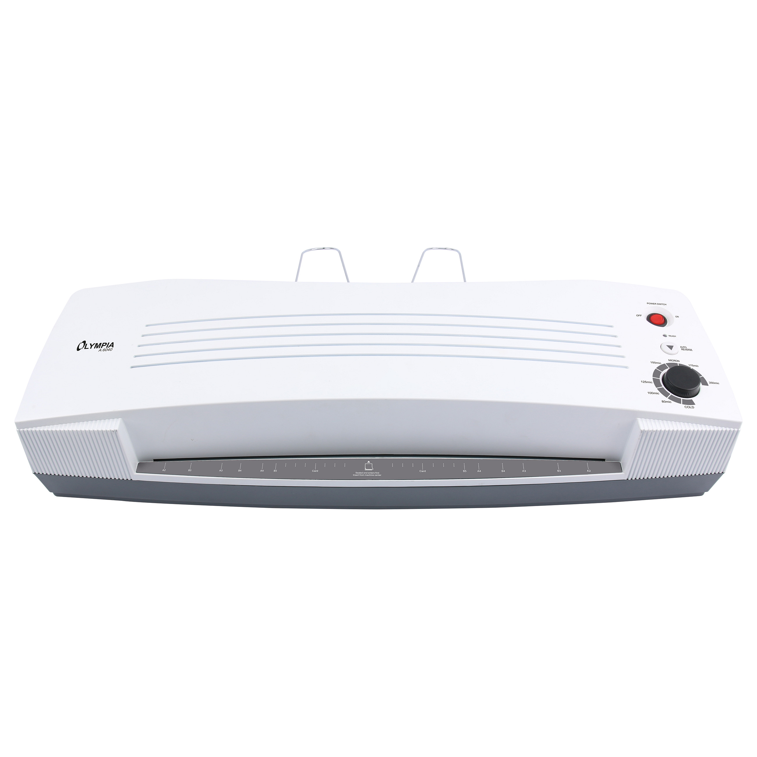 Laminator Olympia A 350 Combo, A3, Hot & Cold, 330mm, 250mm/min, 75–125µm + Prerës + Rrumbullakues qoshe - Bardhë 6