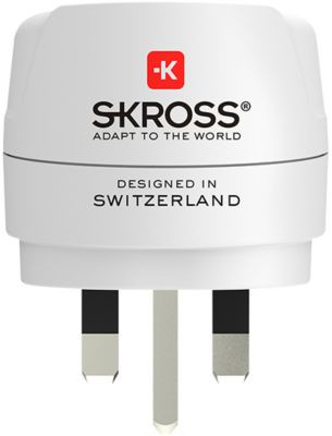 Adapter Universal SKROSS Europe to USA, 2 copë, 100–250V, 15A - Bardhë 2