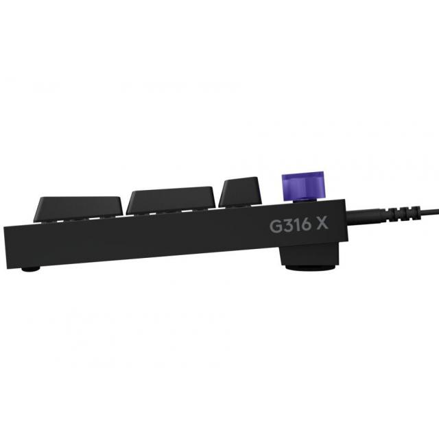 Tastierë Gaming Logitech G316 X 98 / Wired / Mekanike / 98% / Hot-Swappable / Tactile / USB-C – Zezë 3