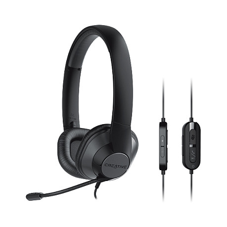Kufje me kabllo Creative HS-720 V2, USB-A, 30mm, Mikrofon - Zezë 3