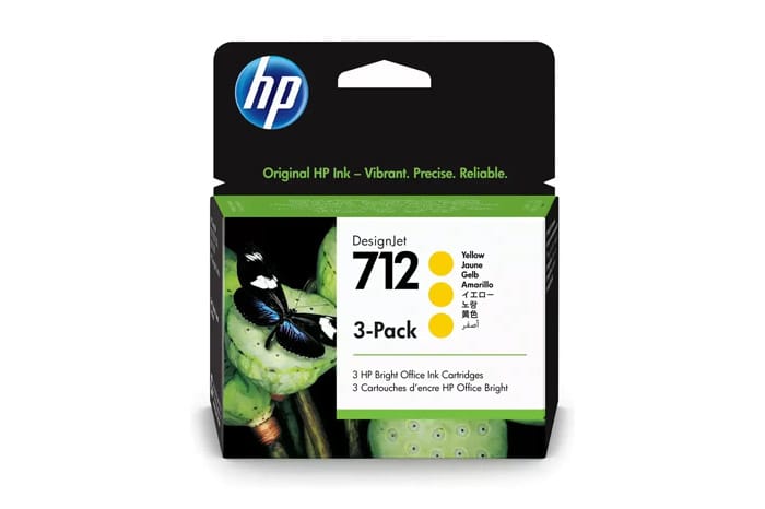 INK HP 712 / 3ED79A / 3x29ml – Verdhë