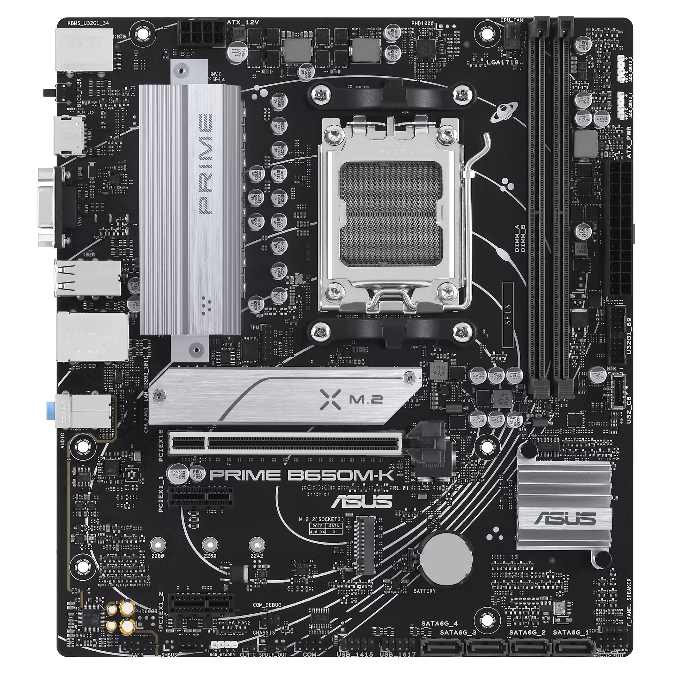 Pllakë Amë MB ASUS PRIME B650M-K thumbnail 2