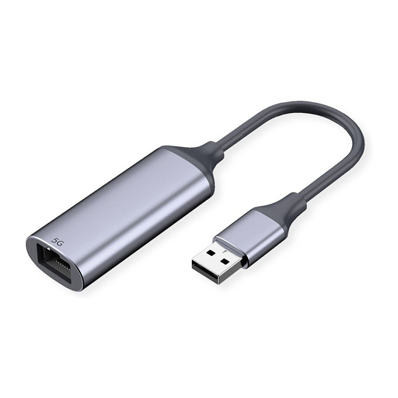 Adapter VALUE 12.99.2998, USB 3.2 Gen 1, USB-A Mashkull në USB-C Femër, 5 Gbps - Zezë 3