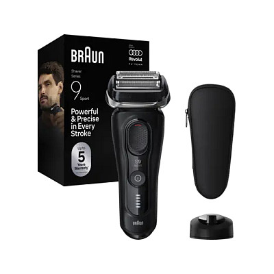 Makinë e Rrojës Braun Series 9 Sport 9110s, 4+1, Wet & Dry, 60 Min - Zezë 2