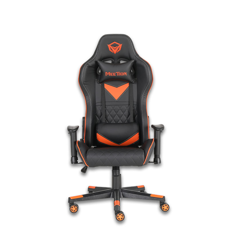 Karrige Gaming Meetion CHR14, Ergonomike, 180°, 3D Armrests, 150kg - Black/Orange 2