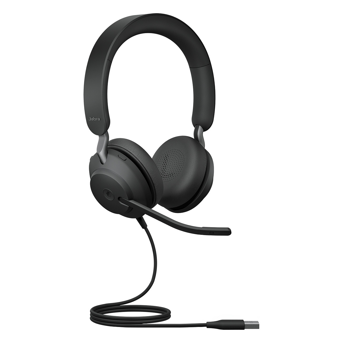 Kufje me kabllo Jabra Evolve2 40 MS / USB-A / Stereo / 40mm / Microsoft Teams / Mikrofon me reduktim të zhurmës - Zezë 5