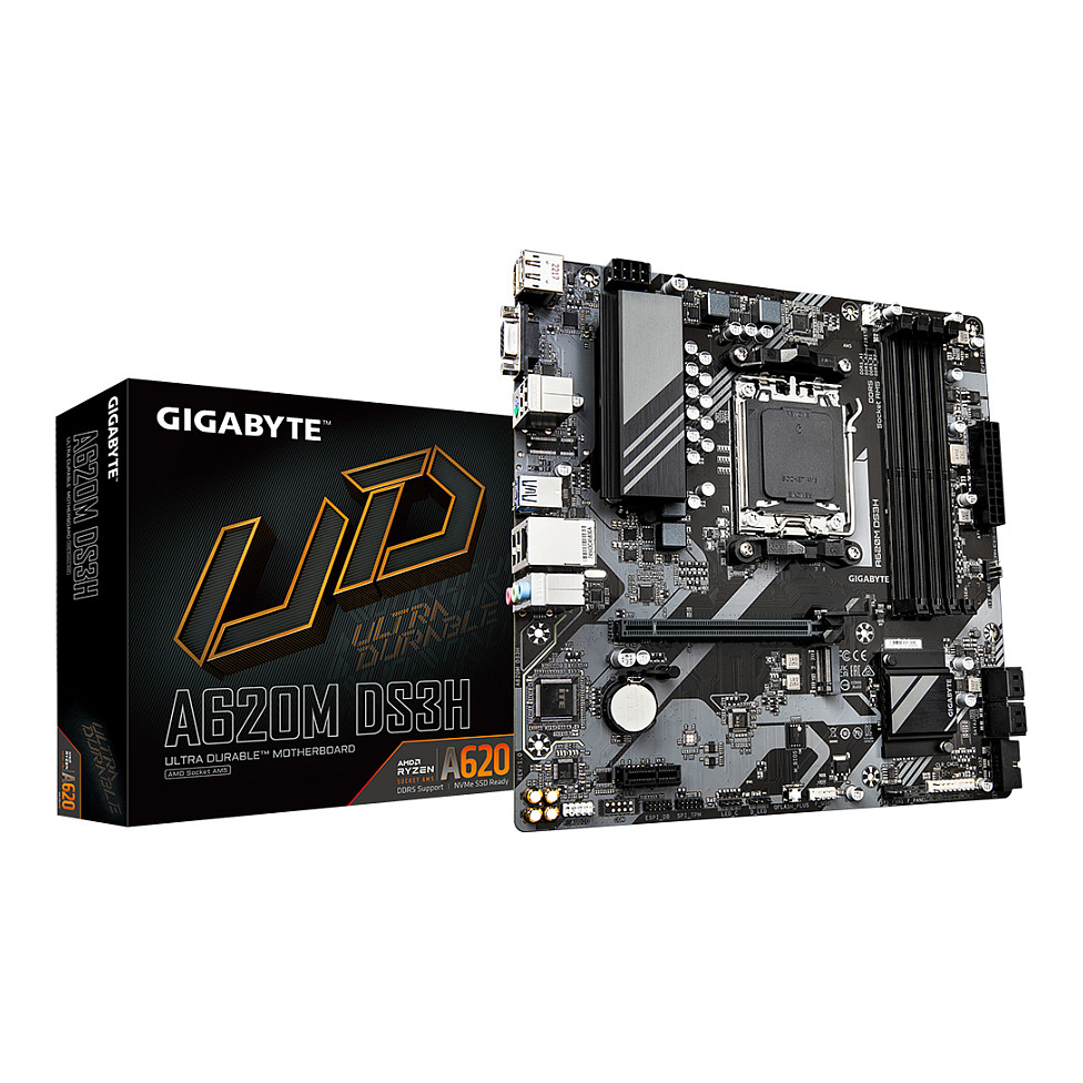 Pllakë Amë AMD AM5 GA-A620M DS3H / DDR5 / HDMI+DP+VGA