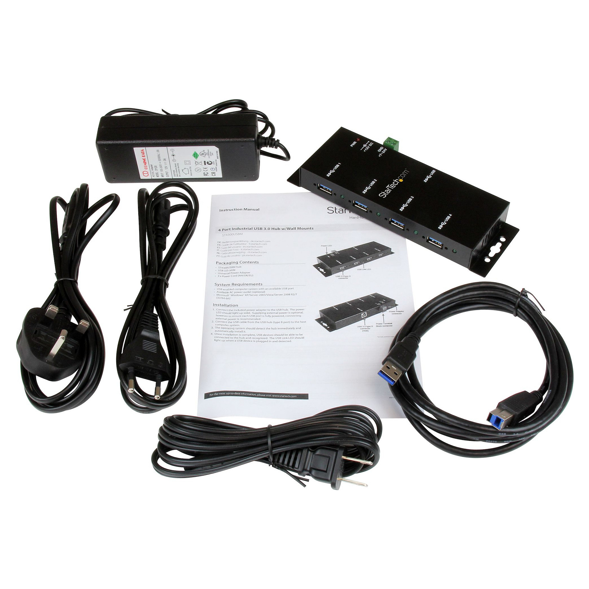 Hub StarTech USB-B to 4xUSB-A thumbnail 6