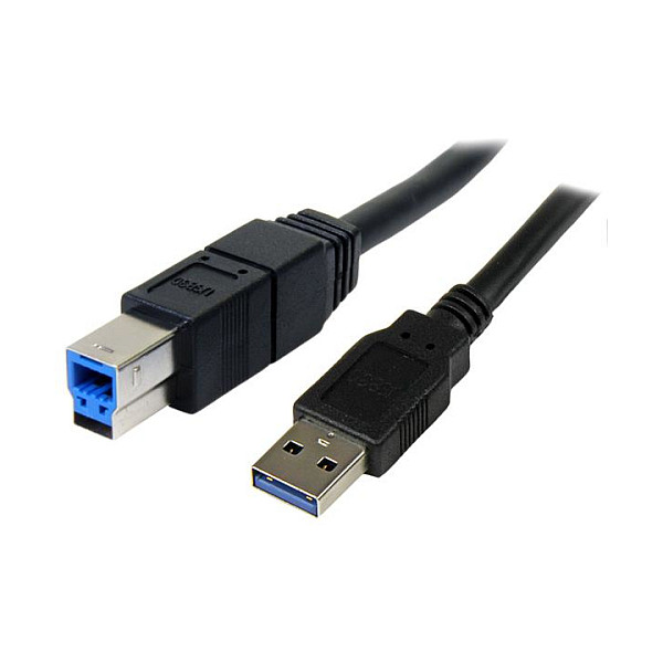 Kabllo USB StarTech.com USB3CAB2M, USB 3.0, USB-A Mashkull në USB-B Mashkull, 5Gbps, 2m - Zezë 7