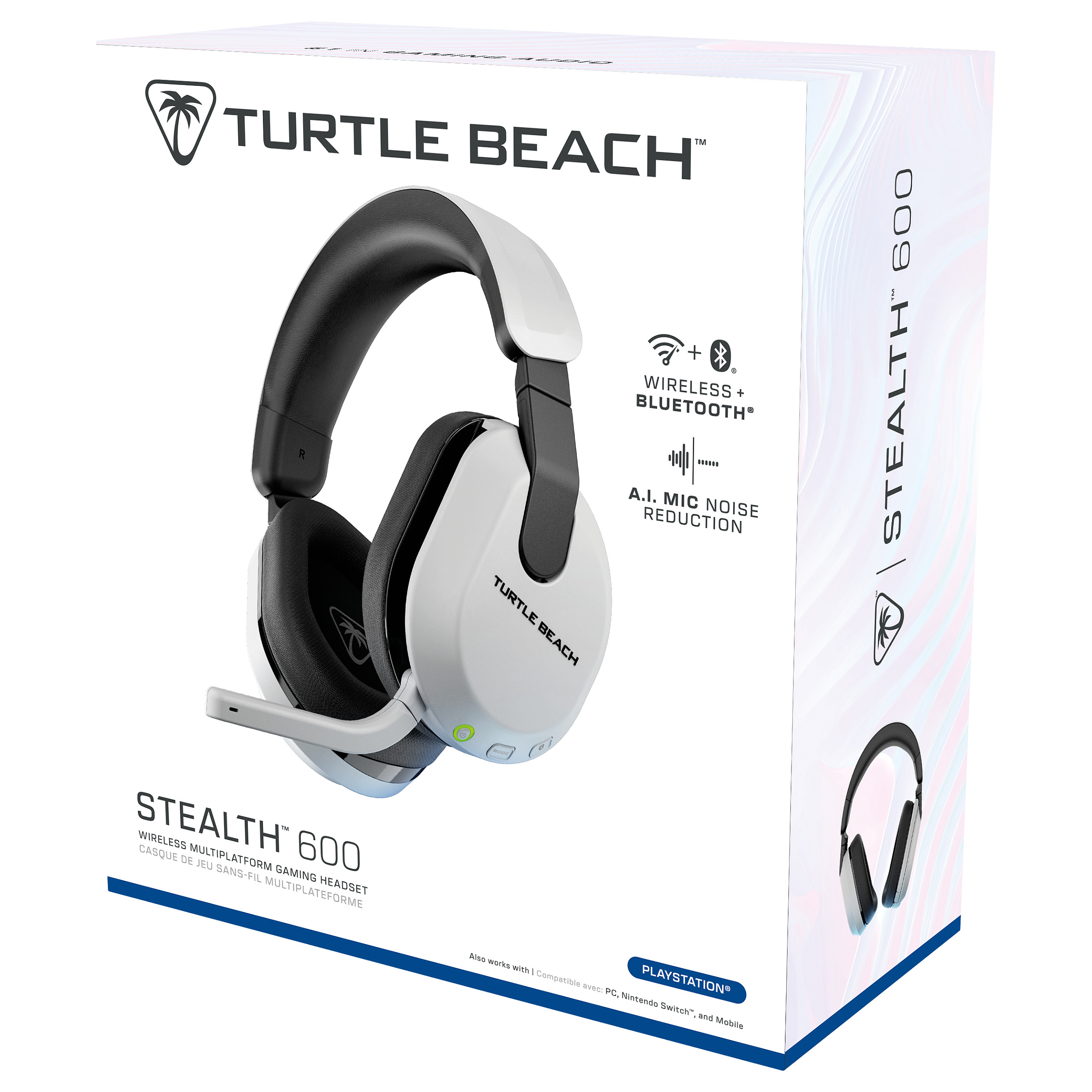 Kufje Gaming Turtle Beach Stealth 600 Gen 3 / PlayStation / Wireless / Bluetooth / 20–20.000 Hz - Bardhë 10
