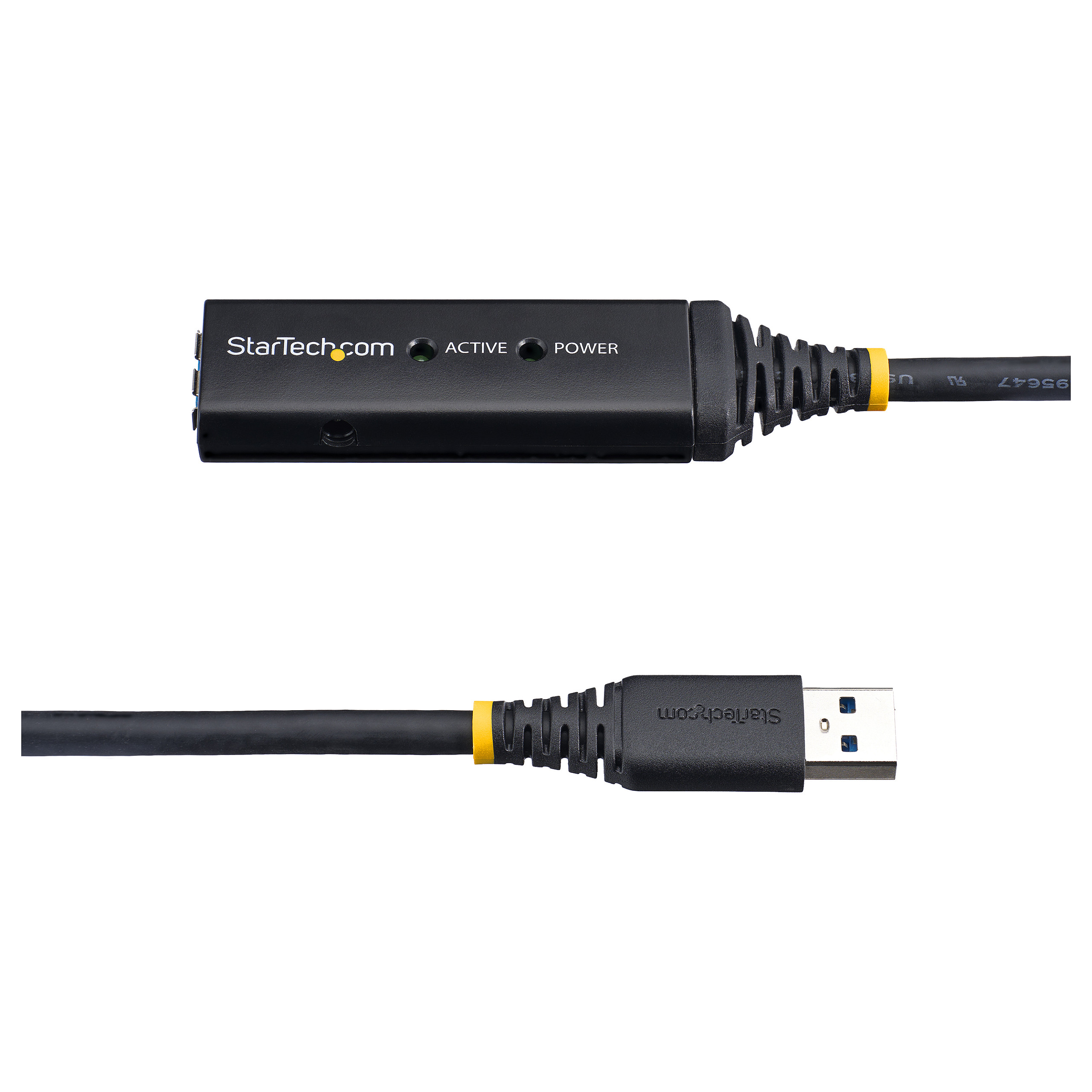 Kabllo USB StarTech.com USB3AAEXT5M, USB 3.0, USB-A Mashkull në USB-A Femër, 5Gbps, 5m, Zgjatuese Aktive - Zezë 5