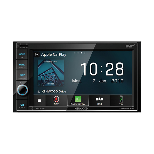 Radio për veturë me navigim Kenwood DNR4190DABS, 2 DIN, ekran me prekje 6.2", GPS Garmin, DAB+, Apple CarPlay, Bluetooth, USB, HDMI, microSD, fuqi maksimale 4 × 50 W - Zezë 4