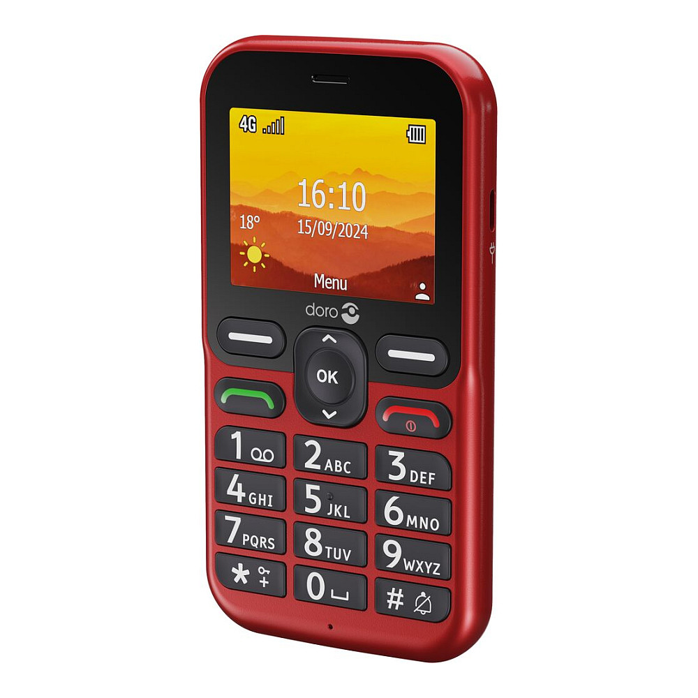 Telefon Doro Leva L10 - RED thumbnail 3