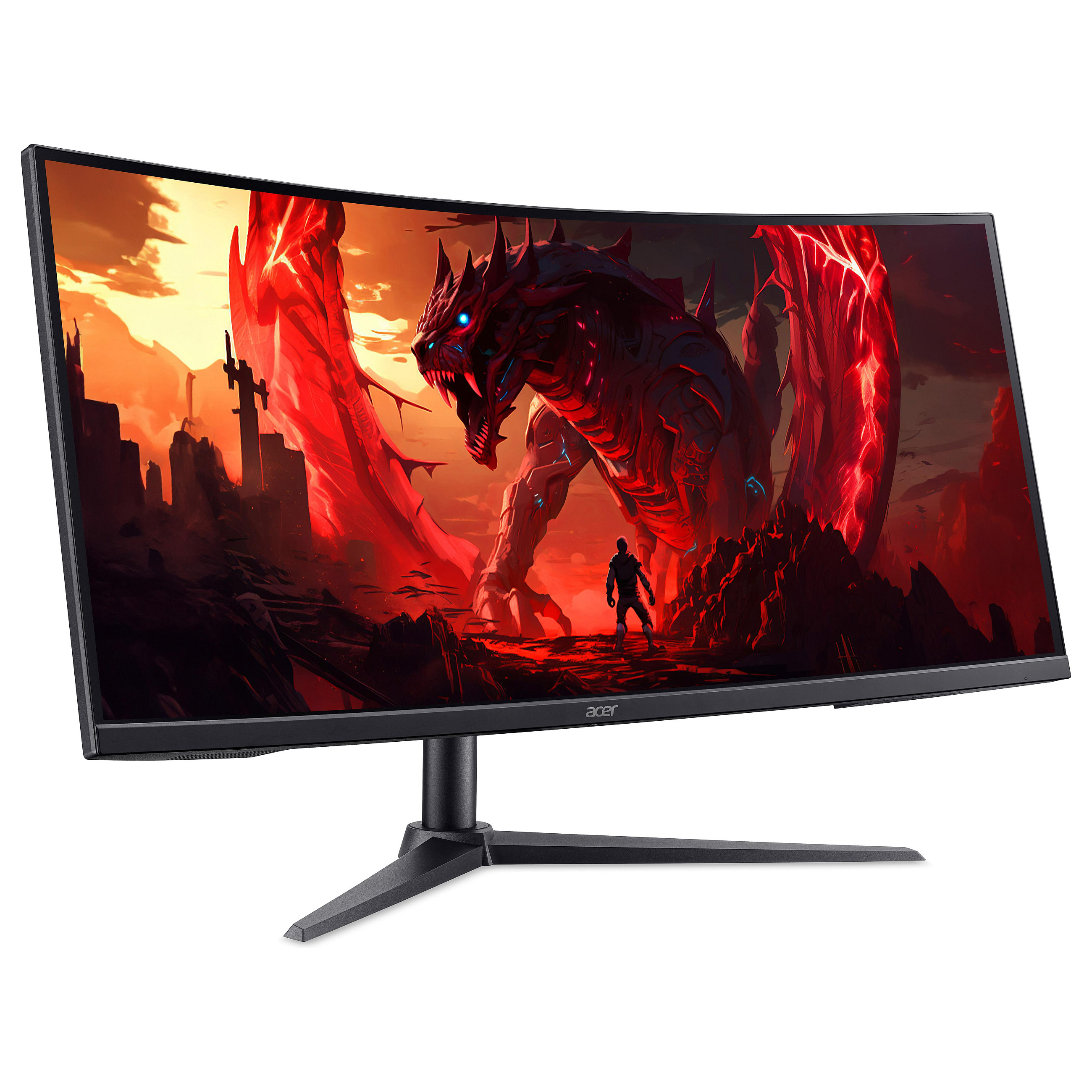 Monitor Acer Nitro XZ340CURW0b / 34"/ Wide Quad HD VA LCD Curved / 240Hz / 5ms / HDMI+DP - Zezë thumbnail 2