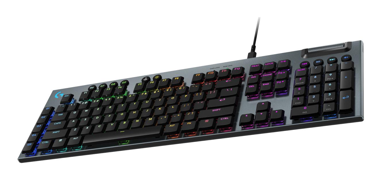 Tastierë gaming Logitech G915 X GL, RGB, e zezë 3