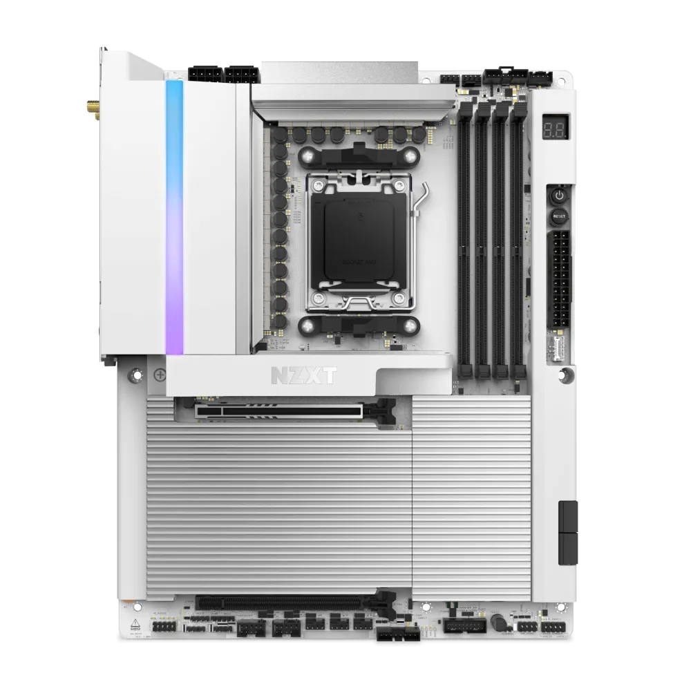 Pllakë Amë NZXT N9 X870E / AMD AM5 / X870E / DDR5 / ATX / Wi-Fi 7 / 5GbE LAN