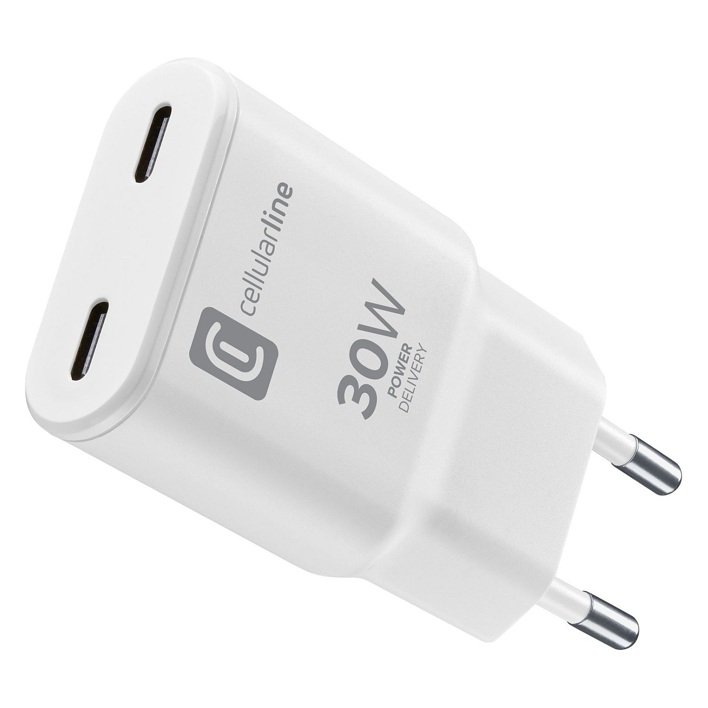 Adapter Cellularline Super Fast Charger, USB-C, Power Delivery, 25W, për Samsung - Zezë 2