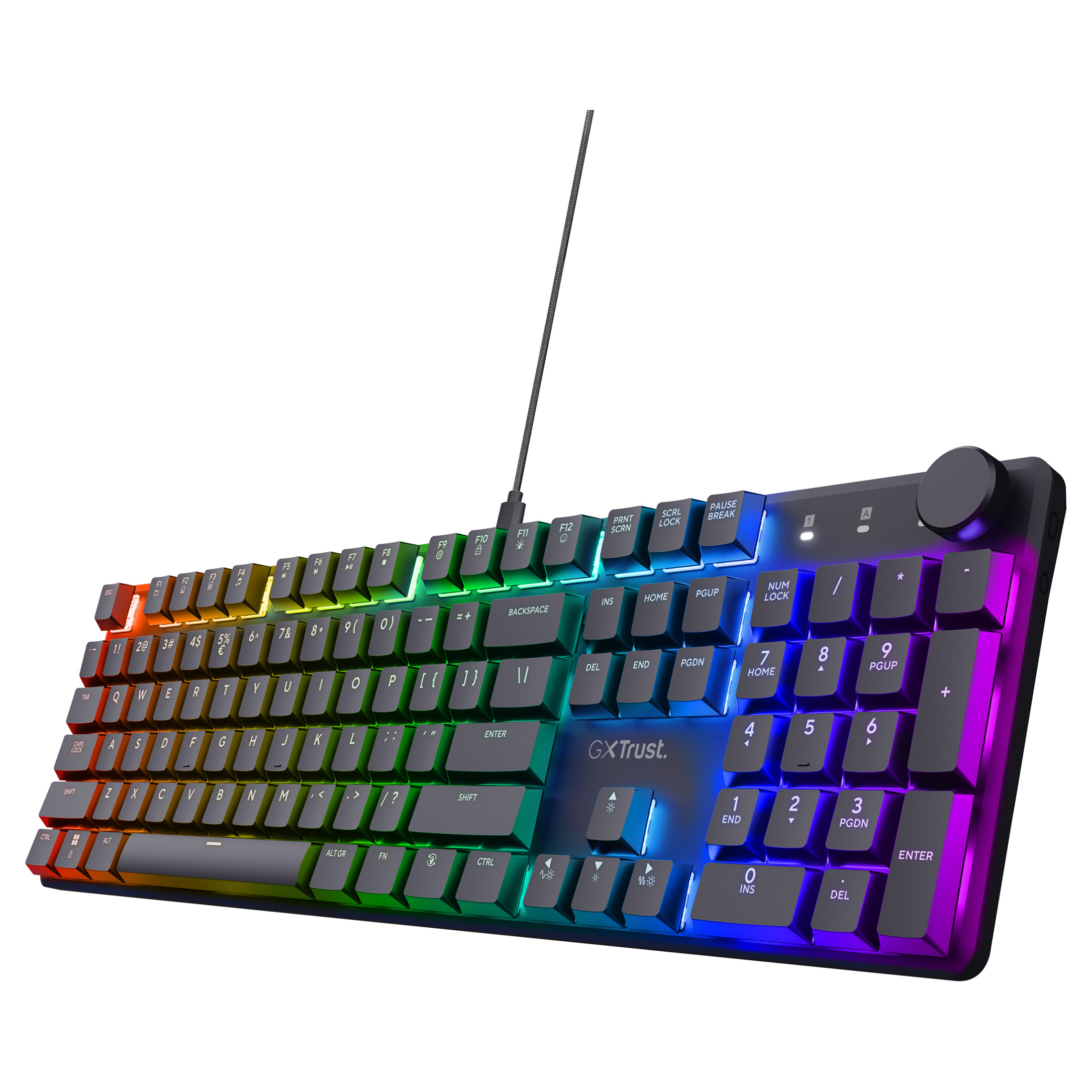 Tastierë Trust GXT 835 Azor Il, i zi 8