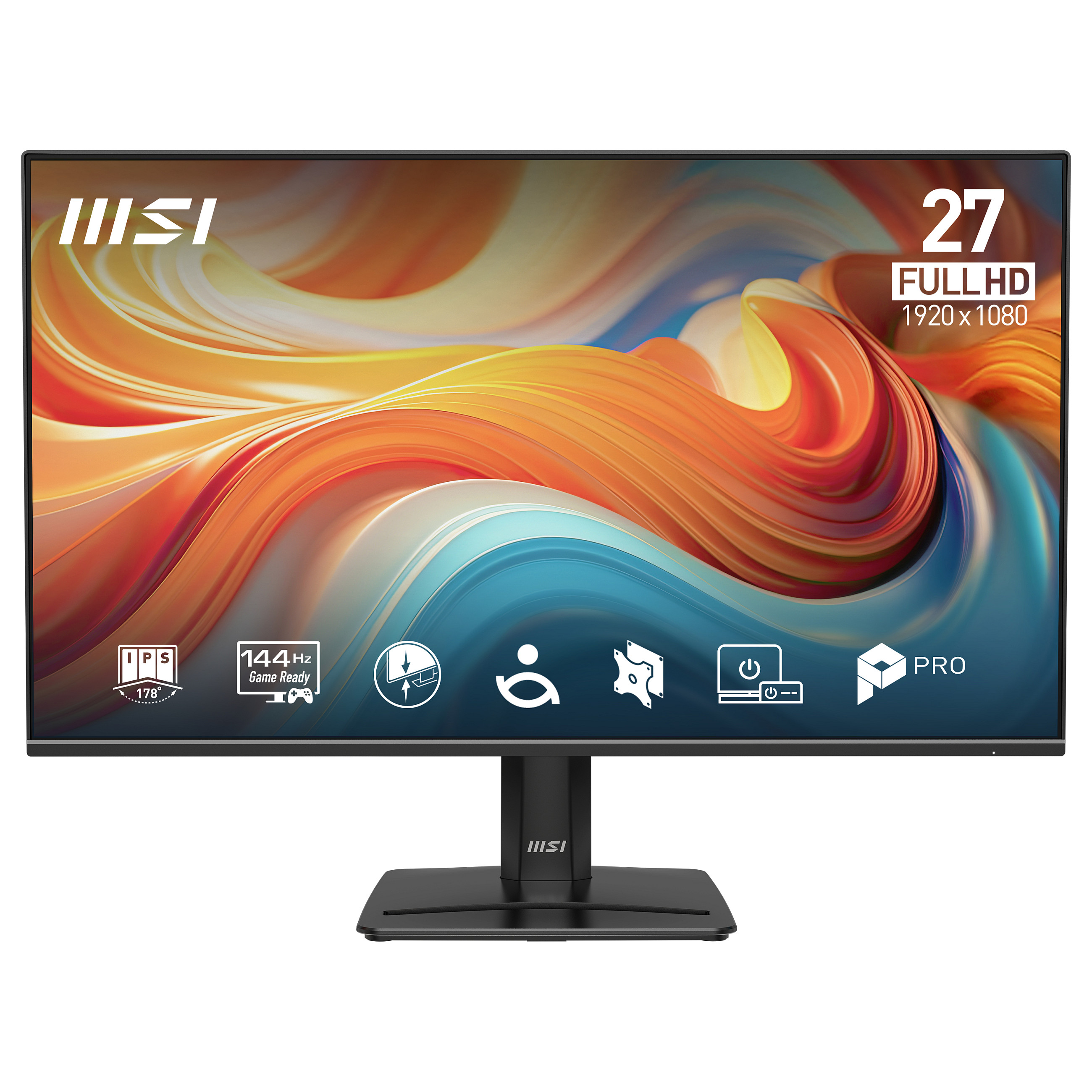 Monitor MSI PRO MP273 E14A, 27", Full HD IPS, 144Hz, 4ms, HDMI+DP+VGA - Zezë 9