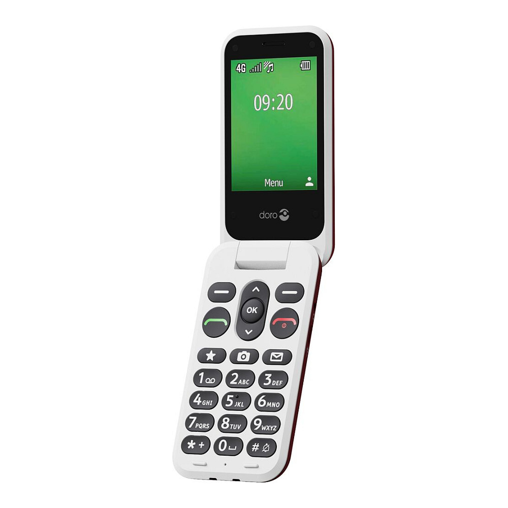 Telefon i thjeshtë Doro Leva E22 LTE – Kuqe thumbnail 4