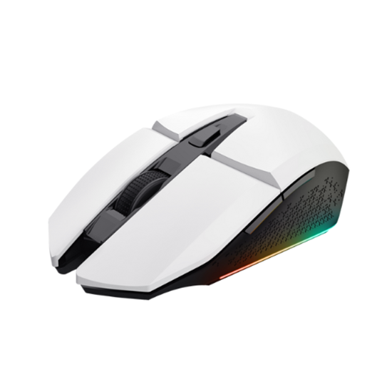 Maus gaming Trust GXT 110 Felox, Wireless, i bardhë 3