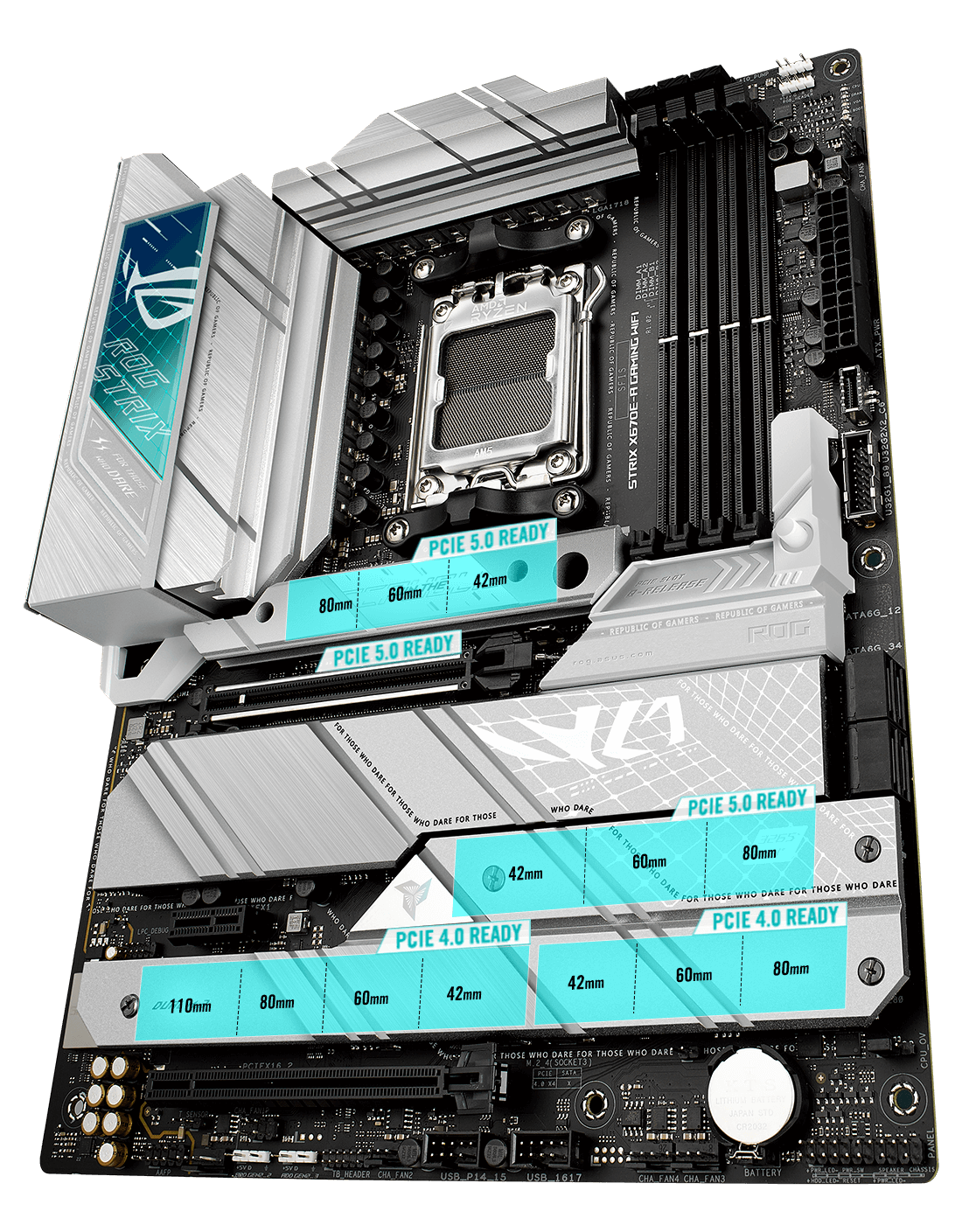 Motherboard Gaming ASUS ROG STRIX X670E-A / AM5 / ATX / WiFi 3