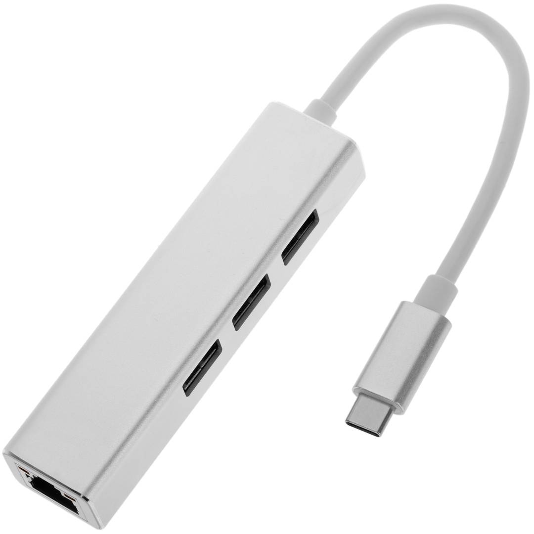 HUB Cellularline 4‑Port / USB‑C Connector – Gri 7