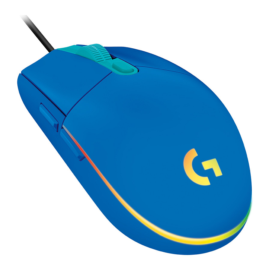 Maus Gaming me Kabllo Logitech G G203 LIGHTSYNC / 8000 DPI / 6 Butona / 1 ms / USB – Blu 3
