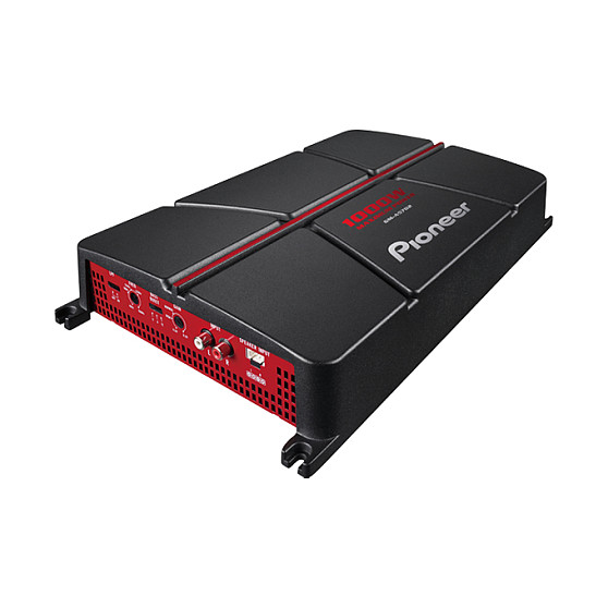 Përforcues audio për veturë Pioneer GM-DX104, 4 kanale, Class D, 400 W fuqi maksimale, 4 × 45 W RMS në 2–4 Ω, filtra HPF dhe LPF, certifikim Hi-Res Audio - Zezë 2