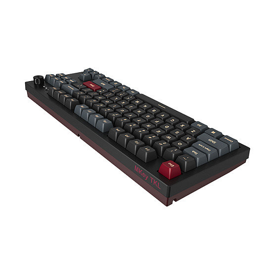 Tastierë Gaming Montech MKey TKL Darkness MK87DR / Me kabllo / TKL / Mekanike / Gateron G Pro 2.0 Red / RGB - Zezë 6